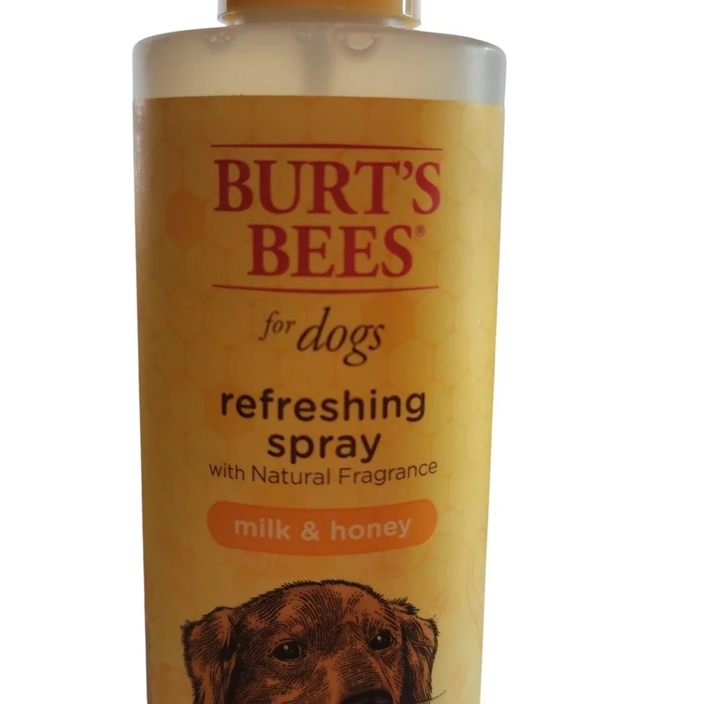 Burts Bees for Dogs Refreshing Spray Milk Honey Natural Fragrance 8 Oz New